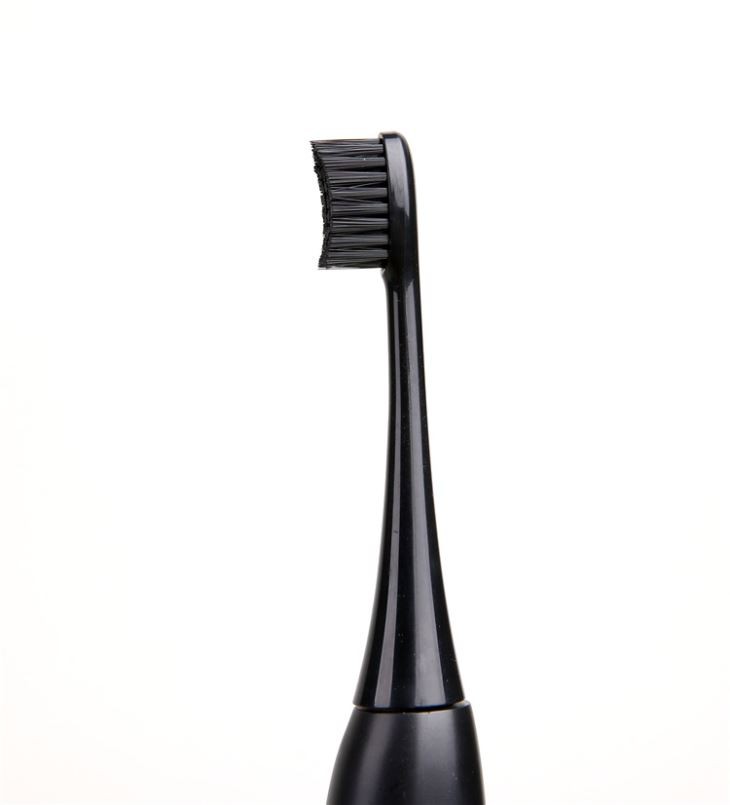 soft black sonic electric toothbrush for men